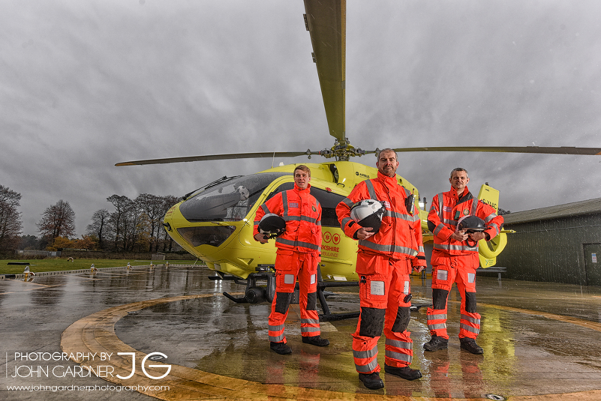 wakefield commercial photographer Yorkshire Air Ambulance