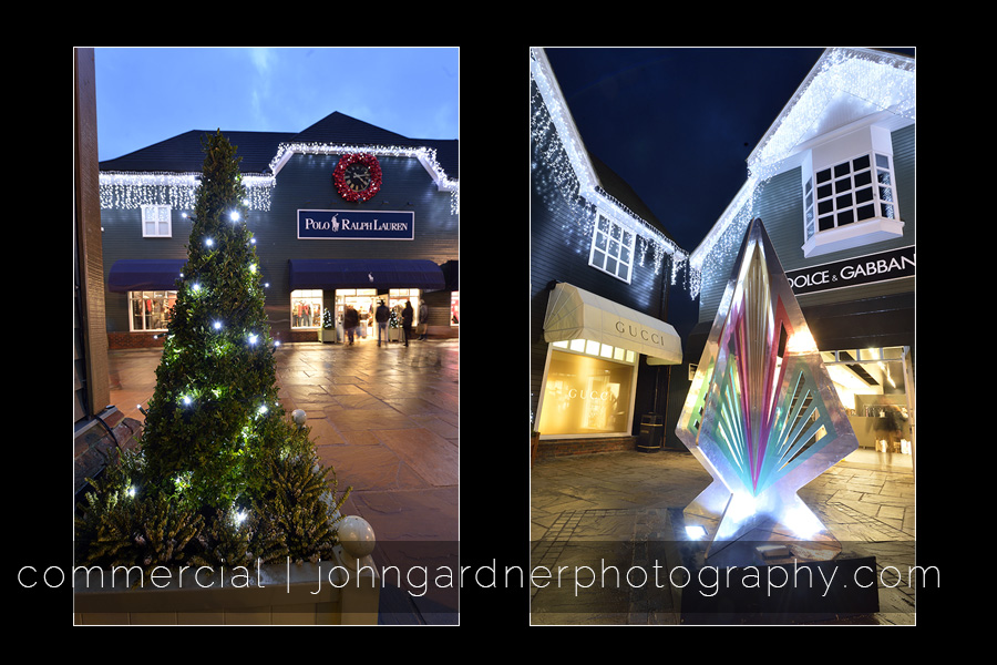 Bicester Village Christmas Lights Shoot John Gardner professional