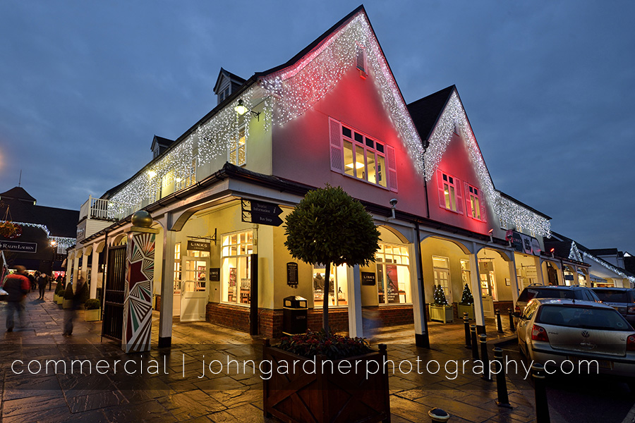 Bicester Village Christmas Lights Shoot John Gardner professional