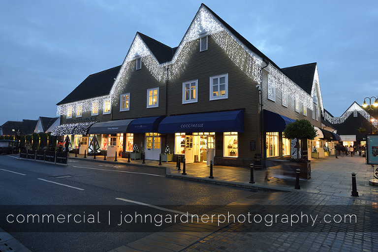 Bicester Village Christmas Lights Shoot John Gardner professional